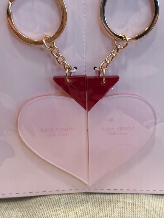 Kate Spade New York Heart Keychain Set - Picture 2 of 3